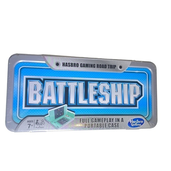 Battleship Hasbro Gaming Road Trip Series 2 Player  Ages 7+ Years NEW!  E32802 - Picture 1 of 9